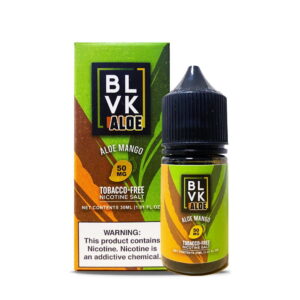 BLVK Salt Aloe Mango 5% — 블랙유니콘 알로에 망고, tropical fruit e-liquid.