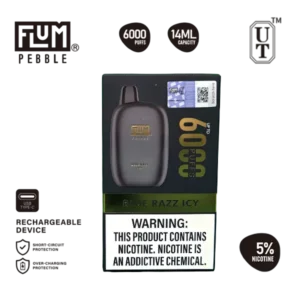Flum Pebble Blue Raz Icy 5% Disposable Vape