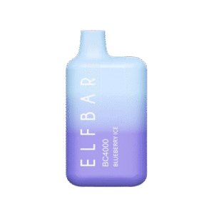 Sweet ripe blueberry aroma with refreshing ice edge — 베리 그래픽과 아이스 블루 포인트가 조화된 BC5000 Blueberry Ice 디스포저블.